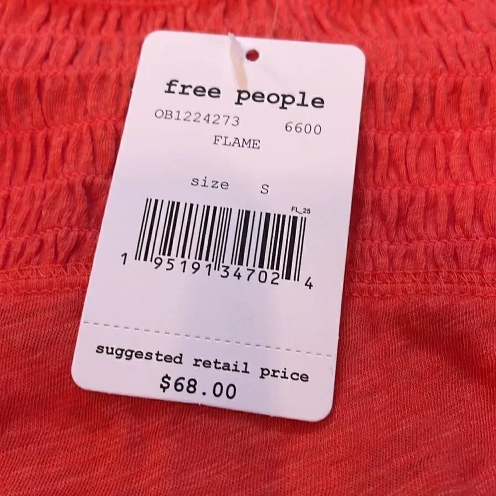 WE THE FREE I FREE PEOPLE  Smocked Turtleneck *NWT*